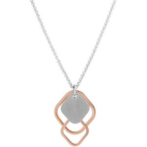 Orphelia ZK-7391 - Collier Ruiten - Zilver 925 Bicolor - 44 cm