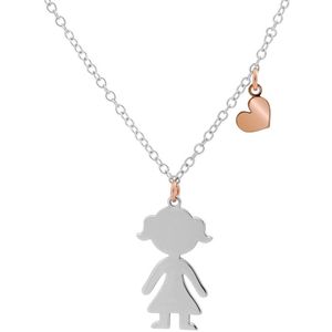 Orphelia - Damesketting - Zilverkleurig - 925 Sterling Zilver