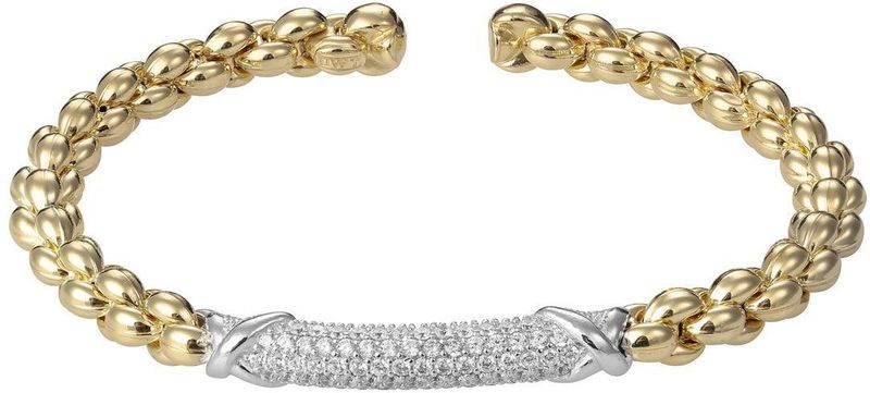 ORPHELIA - Bangle - Zilver - Verguld - Cubic Zirkonia - Nikkelvrij