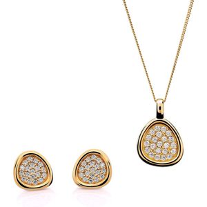 Orphelia SET-7489/G - Ketting(en) met oorbel(len) - Zilver 925