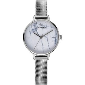 Orphelia Analoog dameshorloge Kate met roestvrij stalen armband zilver, zilver, armband