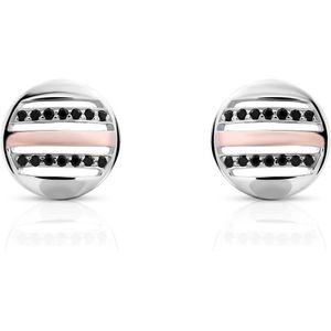 Orphelia - Maxwell - Oorbellen - Zilver/Roze - 925 Sterling Zilver