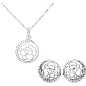 Orphelia SET-7089 - Ketting(en) met oorbel(len) - Zilver 925