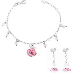 Orphelia SET-7133 - Armband(en) met oorbel(len) - Zilver 925