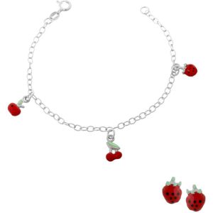 Orphelia - SET-7149 - Armband en Oorbellen - Zilver 925