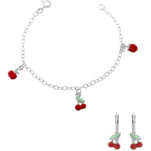 Orphelia SET-7149/2 - Armband(en) met oorbel(len) - Zilver 925