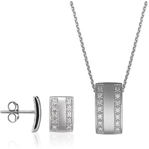 Orphelia SET-5913 - Ketting(en) met oorbel(len) - Zilver 925