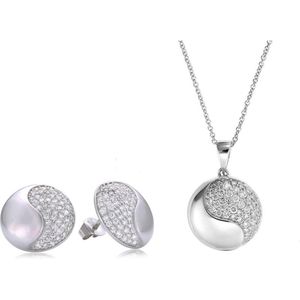 Orphelia SET-5968 - Ketting(en) met oorbel(len) - Zilver 925