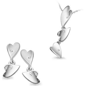 Orphelia SET-5011 - Ketting(en) met oorbel(len) - Zilver 925