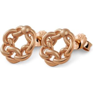 Orphelia - Estelle - Oorbellen - Roze - 925 Sterling Zilver