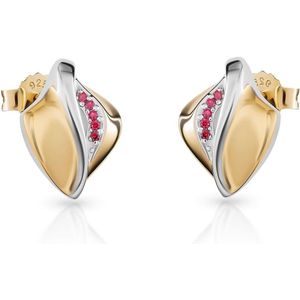 Orphelia - Anet - Oorbellen - Zilver/Goud - 925 Sterling Zilver