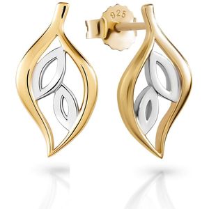 Orphelia - Charlotte - Oorbellen - Zilver/Goud - 925 Sterling Zilver