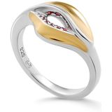 Orphelia - Anet - Ring - Zilver/Goud - 925 Sterling Zilver