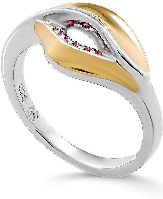 Orphelia - Anet - Ring - Zilver/Goud - 925 Sterling Zilver