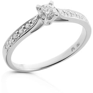 Orphelia RD-3929/1/50 - Ring - Goud 18 kt - Diamant 0.4 ct - 16.00 mm / maat 50