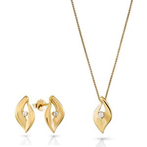 Orphelia SET-7519/G - Ketting(en) met oorbel(len) - Zilver 925