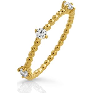 Orphelia - Sparkle - Ring - Goud - 925 Sterling Zilver