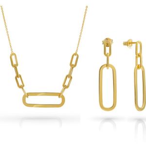 Orphelia SET-7560/G - Ketting(en) met oorbel(len) - Zilver 925