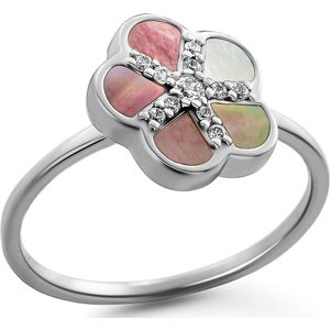 Orphelia - Daisy - Ring - Zilver - 925 Sterling Zilver