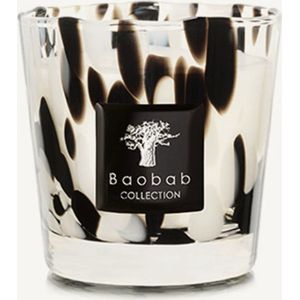Baobab Collection - Pearls Black - Geurkaars - Zwart - Katoenen Lont