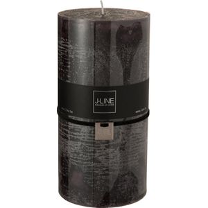 J-Line cilinderkaars - zwart - XXL - 150U - 6 stuks