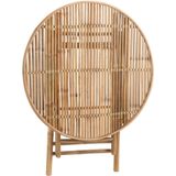 J-Line tafel Plooibaar Rond - bamboe - naturel