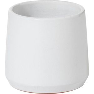 J-Line Bloempot Rond Keramiek Wit Extra Small