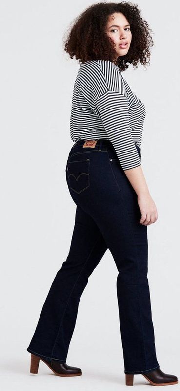 Jeans - Rinsed - Shaping - Hoog Taillehoogte - Met Riemlussen