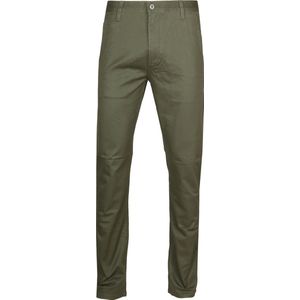 Dockers Heren Alpha Original Kaki broek, Dockers Olive, 33W / 32L