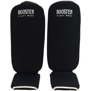 Booster Fight Gear - Elastische scheenbeschermers - zwart - M