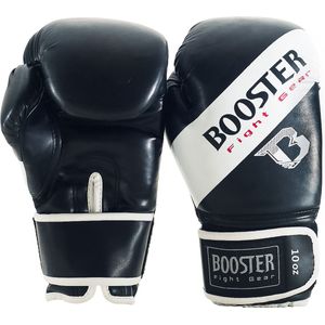 Booster BT Sparring (kick)bokshandschoenen Zwart / Wit 14 oz