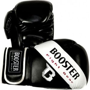 Booster BT Sparring (kick)bokshandschoenen Zwart / Wit 6 oz