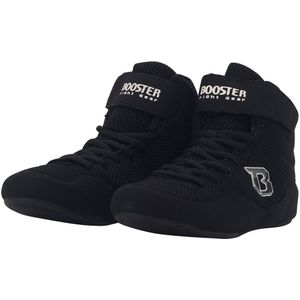 Booster Fight Gear - Boksschoenen - Zwart - Leer/Synthetisch