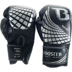 Booster Fight Gear - BFG (kick)bokshandschoenen Cube - Zwart/Zilver - 10oz