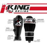 King Pro Boxing - SG-2 Scheenbeschermers - Zwart - XL