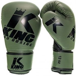 King (kick)bokshandschoenen Platinum 3 Groen/Zwart 16oz