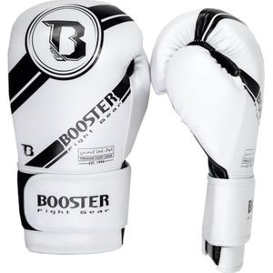 Booster Bokshandschoenen BG Premium Striker 2 Wit Zwart Kies hier uw maat Bokshandschoenen: 16 OZ