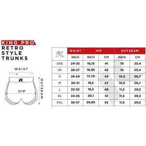 King Pro Boxing - KPB Retro mesh 2 - Short - Handgemaakt - Lichtgewicht Nylon