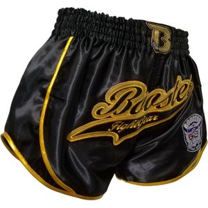 Booster - Retro Slugger 1 - Kickboks Broek - Zwart Goud