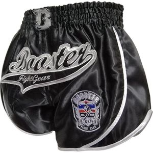 Booster - Muay Thai Short Retro Slugger 3 - Korte Broek - Zwart