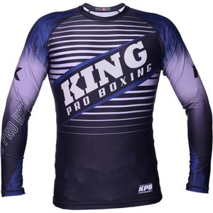 King - StormKing 3 - Rashguard - Zwart met Blauw