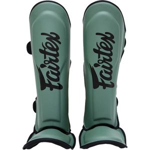 Booster x Fairtex Scheenbeschermers Groen/Zwart