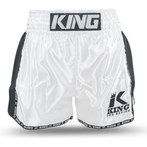 King Pro Boxing - KPB Bangkok 3 - Kickboksshorts - Wit - Hoogwaardig Satijn