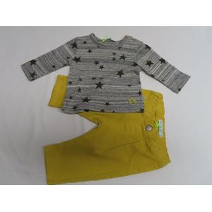 Ensemble - Jongen- Grijst / oker - Ster - 3 maand 62