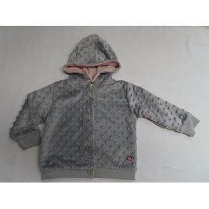 Gilet - Meisje -Licht grijst - 18 maand 86