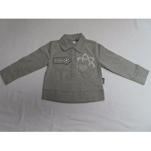 Poloshirt - Meisje - Grijst - 6 jaar 116