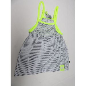 rumbl , meisje, topje ,blouse , wit met blauwe sterren , 104 - 4 jaar