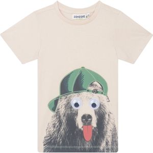 Someone - T-shirt - Beige - Jongens