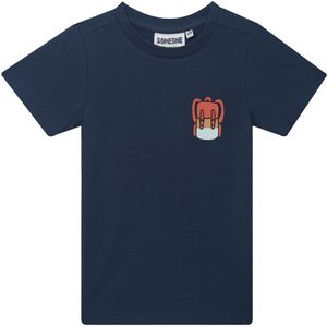 Someone -Jongens t-shirt Navy Backprint- MULLER- maat 110