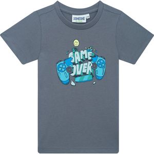 Someone - T-shirt - Antraciet - Voor Jongens